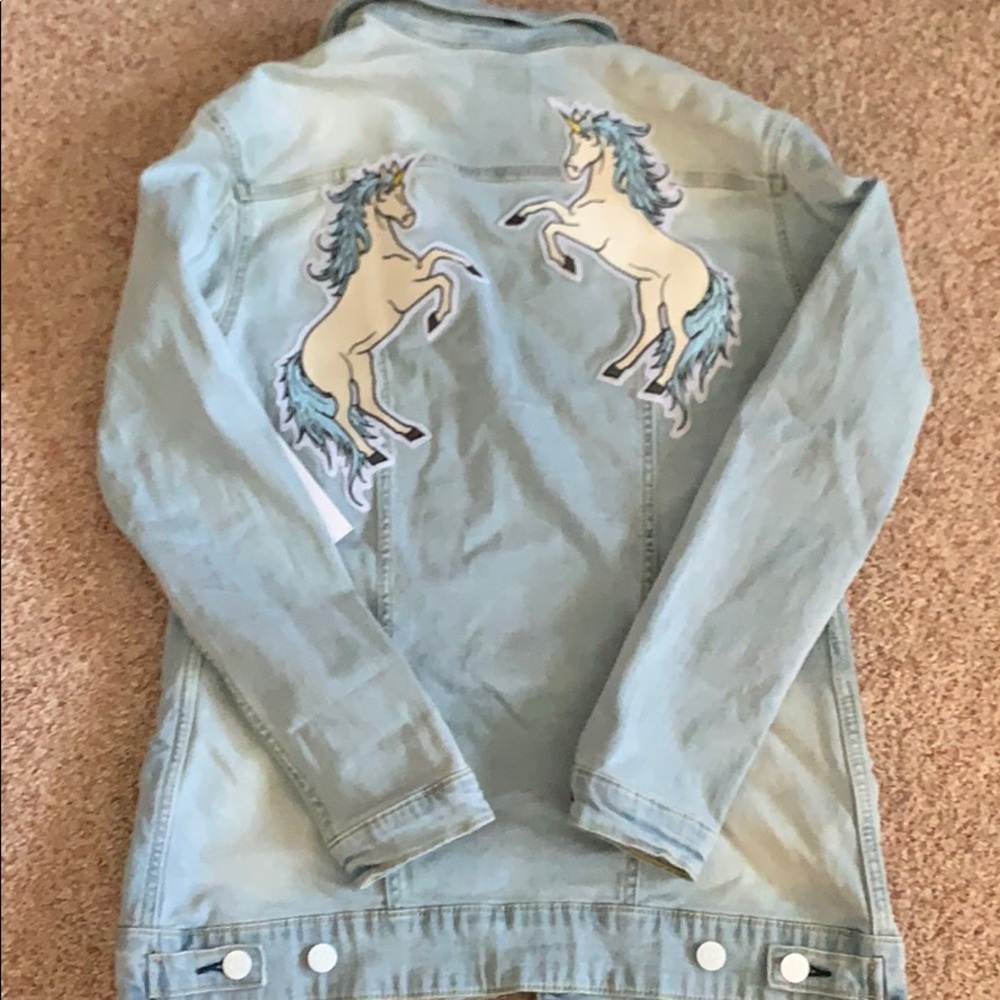 Lularoe Jaxon Unicorn Jacket Size Small